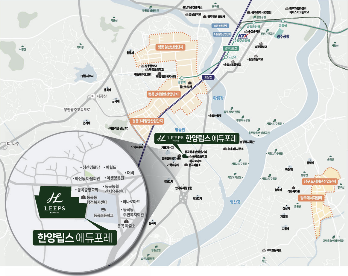 한양립스 에듀포레 현장위치